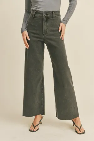 Wide Leg Denim Pants